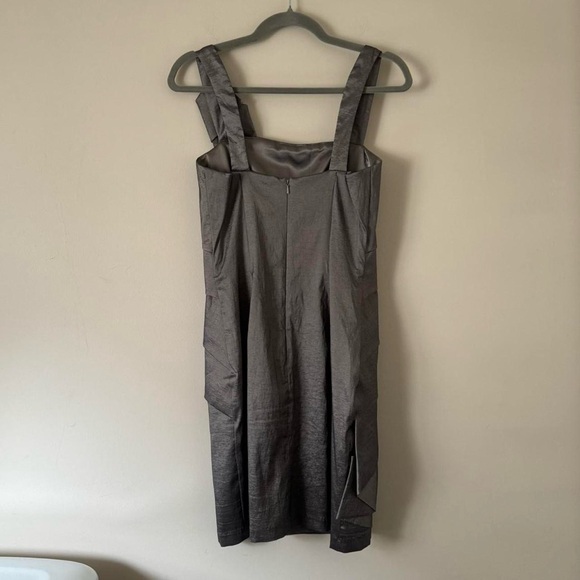 Y2K Metallic Grey Cache Mini Dress Small - Picture 4 of 6